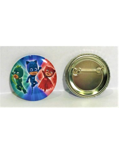 Set 6 spille button cm. 4,4 - PjMasks
