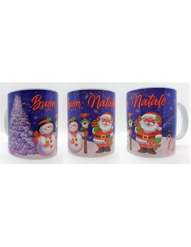 Tazza mug ceramica Babbo Natale e...