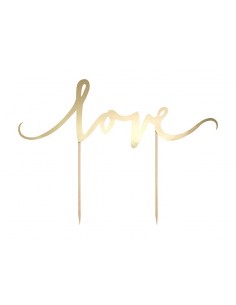 Cake topper scritta Love...