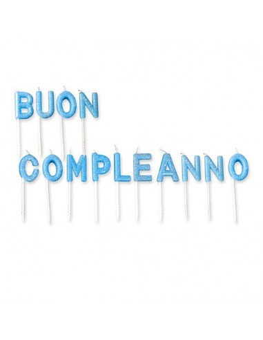 Candeline per torta scritta Buon...
