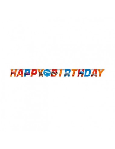 Festone banner scritta Happy Birthday...