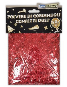 Polvere di coriandoli rossa...