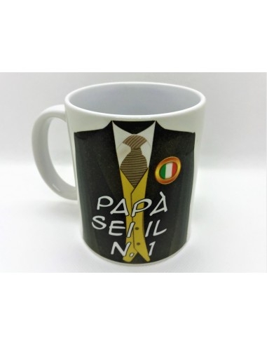 Tazza mug ceramica "Papà sei il n. 1"