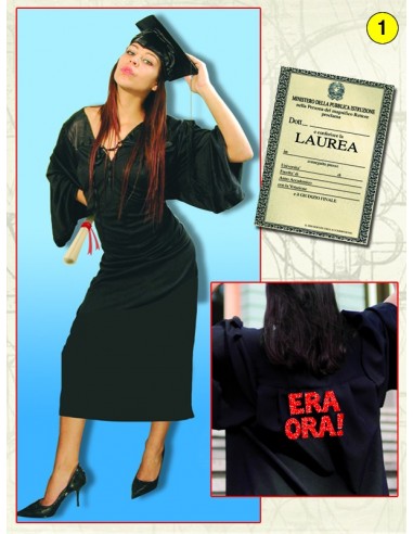 Set costume completo Laureata con...