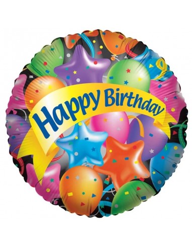 Palloncino mylar 18" Cm. 45 Happy...