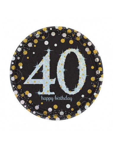 Piatti carta rotondi Cm. 23 Happy...