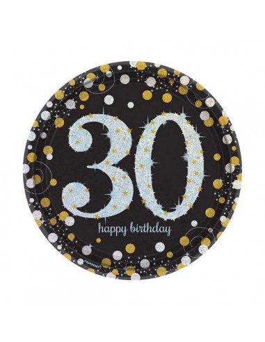 Piatti carta rotondi Cm. 23 Happy...
