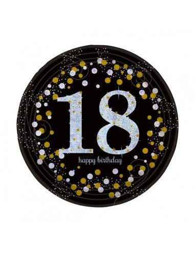 Piatti carta rotondi Cm. 23 Happy...