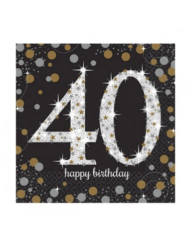 Tovaglioli carta Cm. 33x33 Happy...