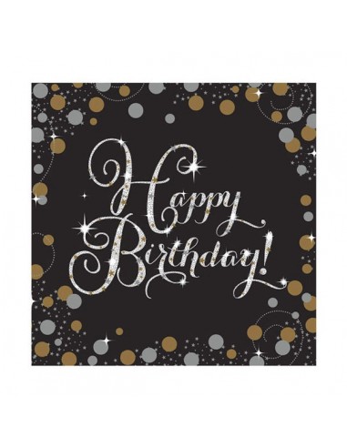Tovaglioli carta Cm. 33x33 Happy...