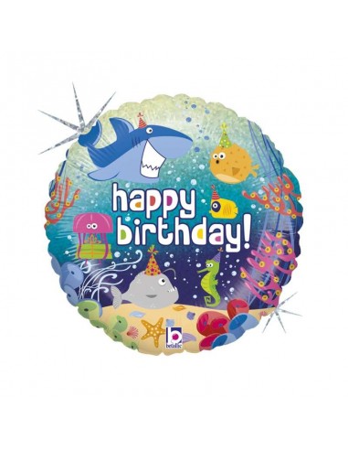 Palloncino mylar 18" Cm. 45 - Happy...