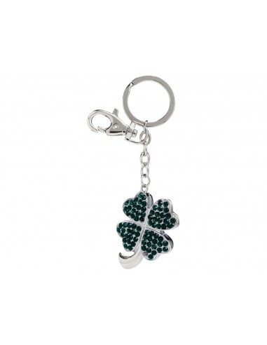 Portachiavi "Quadrifoglio verde" con...