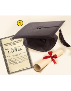 Set Laurea con cappello e...