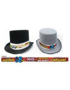 Cappello cilindro 18 anni -...