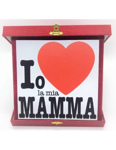 Targa a libretto vellutato Cm. 17x17...