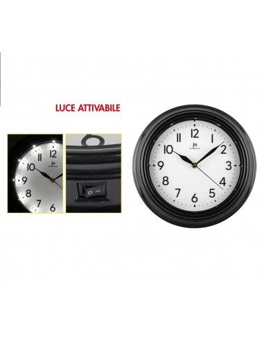 Orologio da parete tondo con led...