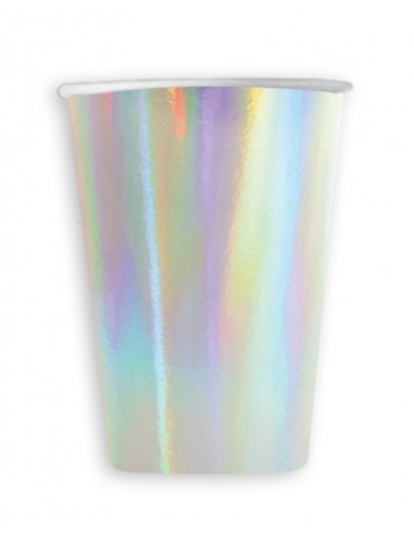 Bicchieri carta 200 Cc. Iridescenti -...