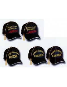 Cappello con visiera Laurea...