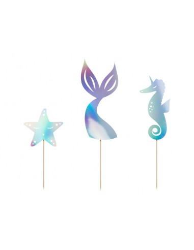 Cake topper Mermaid iridescente Cm....