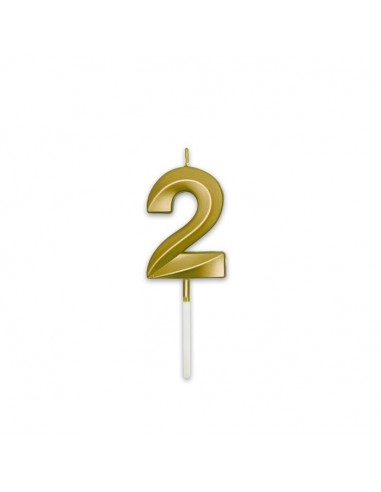 Candelina per torta Prestige Oro...
