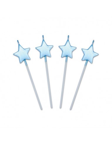 Candeline per torta Picks Stelle...