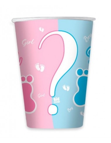 Bicchieri carta 200cc. Boy or Girl? -...
