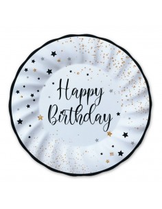 Piatti carta cm. 18 Happy...