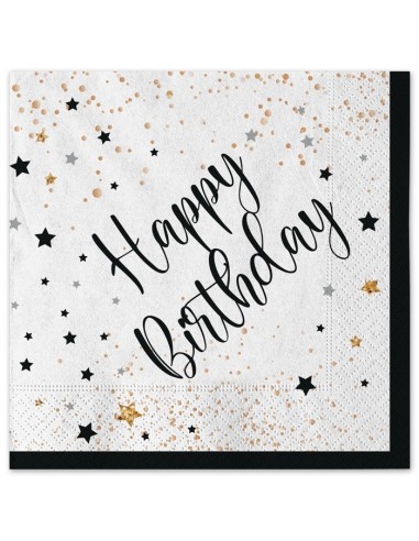 Tovaglioli carta cm. 33x33 Happy...