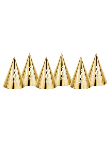 Cappellini cono metallizzati oro gold...