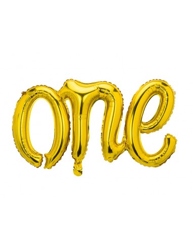 Palloncino mylar scritta italic One...