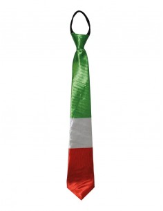 Cravatta tricolore Italia