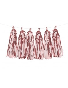Tassel garland Rosa gold...