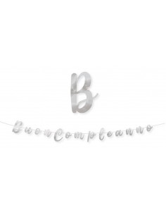 Festone scritta italic Buon...