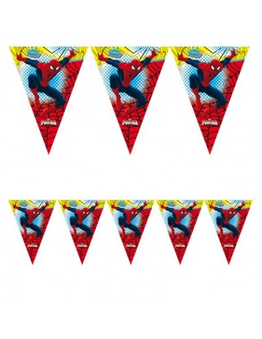 Festone bandierine pvc Cm. 230 Spiderman