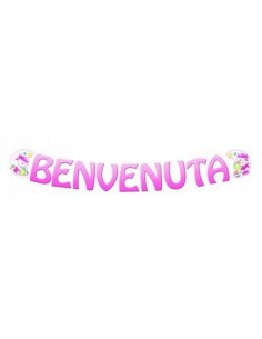 Festone scritta Benvenuta...