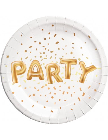 Piatti carta tondi cm. 23 Party -...