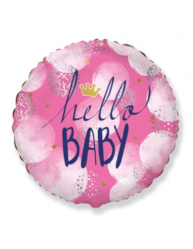 Palloncino mylar 18" Cm. 45 - Hello...