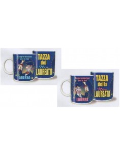 Tazza mug ceramica Laureato
