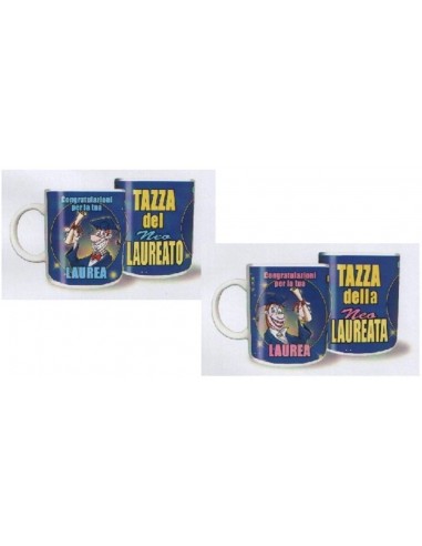 Tazza mug ceramica Laureato