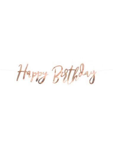 Festone Banner Happy Birthday Rosa...