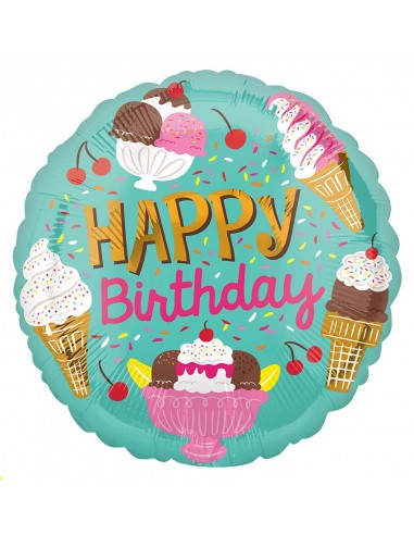 Palloncino mylar 18" Cm. 45 - Happy...