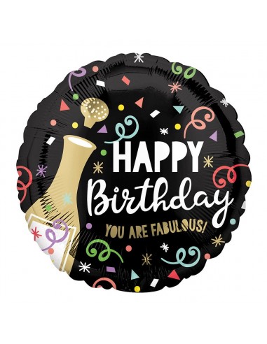 Palloncino mylar 18" Cm. 45 - Happy...