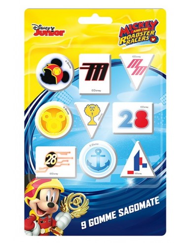 Blister 9 gomme sagomate Topolino