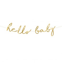 Festone banner "Hello Baby"...