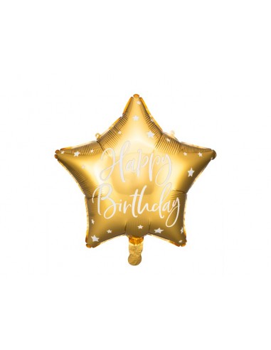 Palloncino mylar cm. 40 stella gold...