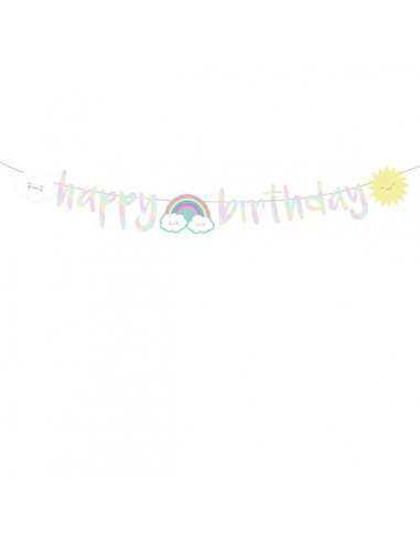 Festone banner Happy Birthday cm. 180...