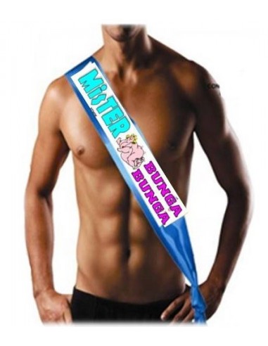 Fascia umoristica in tessuto "Mister...