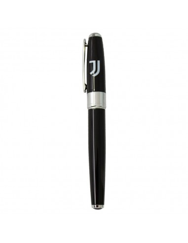 Penna roller in ottone con fusto nero...