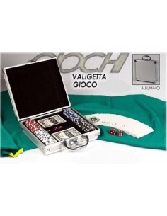 Valigetta 100 fish poker +...