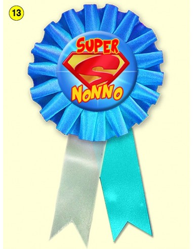 Coccarda con spilla Nonno - Colori...